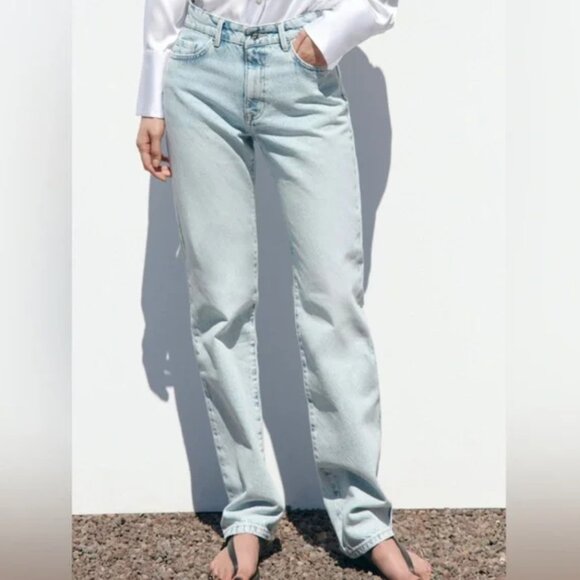 Zara | HIGH RISE Z1975 SLIM FIT JEANS - Picture 3 of 8